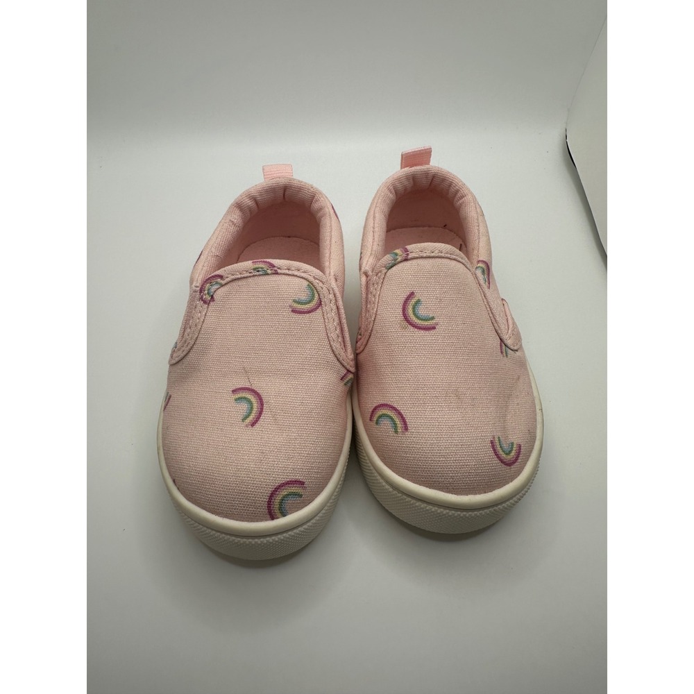 Baby Gap Disney Rainbow Slip On Shoes Pink Size 5 Toddler